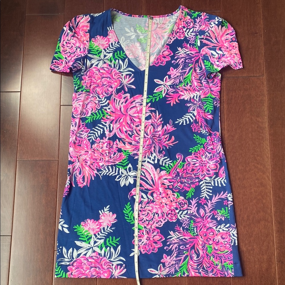 Lilly Pulitzer Pink and Blue Floral Dress